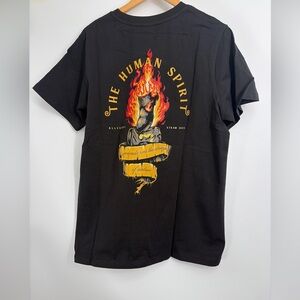 ALLEGORY House Clothing T-shirt Sz M The Human Spirit Prevails New